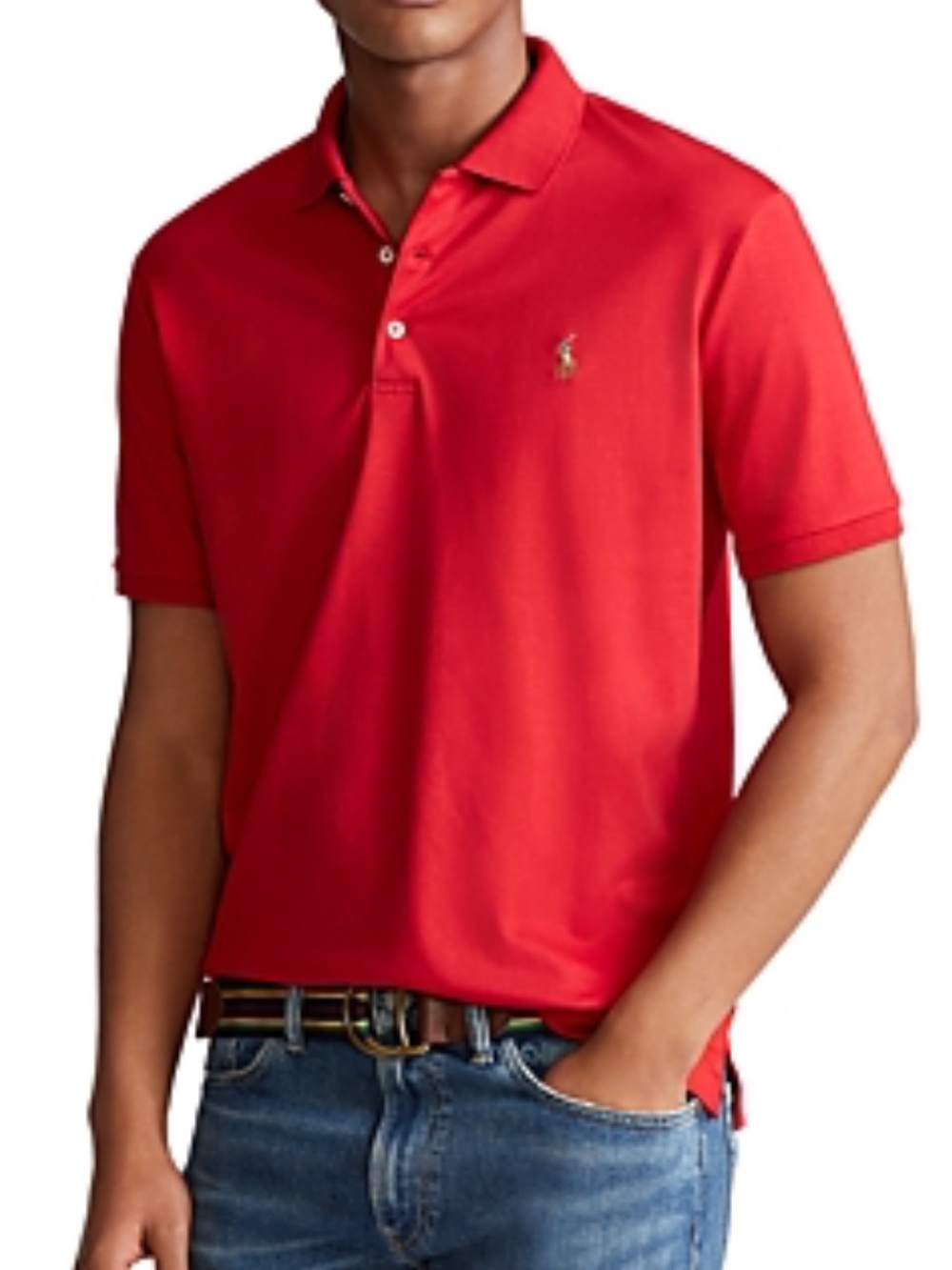Ralph Lauren Men’s Red Classic Polo 100% soft cotton